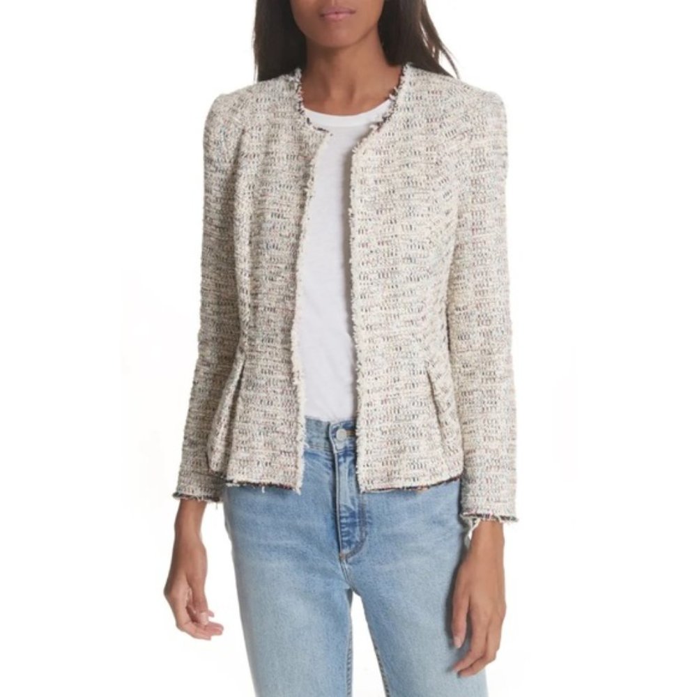 Rebecca Taylor Rainbow Tweed Jacket